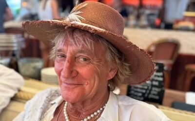 Rod Stewart festejó su cumpleaños 80 en el Caribe