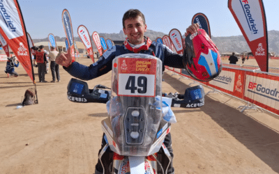 Sorteó una moto y vendió hamburguesas y choripanes para poder estar en el Dakar