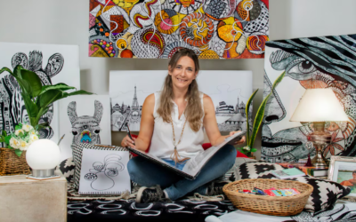 María Llorente, la argentina que dejó su trabajo en la Fórmula 1 para dedicarse al arte