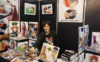 La historia de Maricel Lasetz, pionera en ilustrar celebridades con bolígrafos comunes