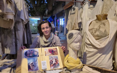 Una diseñadora argentina cautivó a Shawn Mendes en la feria de San Telmo
