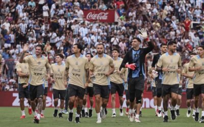 La Selección Argentina armó una fiesta en el amistoso solidario por Bahía Blanca