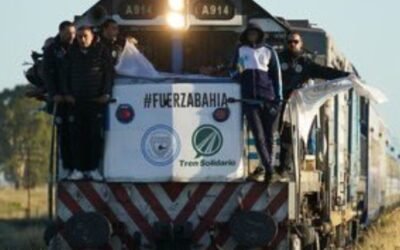Llegó el Tren Solidario a Bahía Blanca