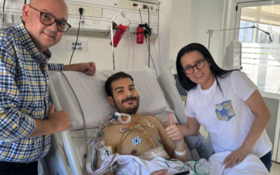 Con el corazón apagado, fue operado de una enfermedad compleja y se curó