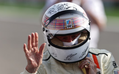 Michael Shumacher sorprendió en un acto benéfico