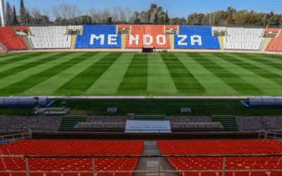 Renovaron un estadio de Mendoza con material reciclado
