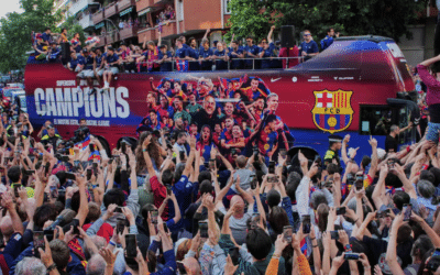 El Barcelona festejó a puro cuarteto