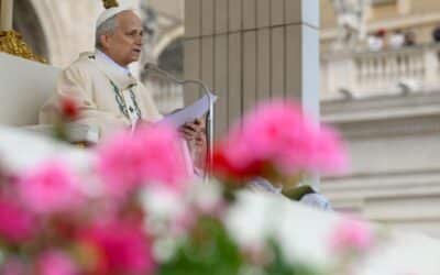 El Papa León XIV presidió la misa del domingo e inició su ministerio