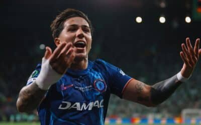 Enzo Fernández marcó un gol y se coronó con Chelsea en la Conference League