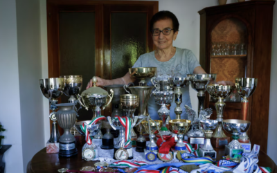 Emma Mazzenga, la atleta que rompe récords a los 91 años