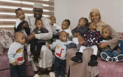 La fantástica historia de la mujer que dio a luz a nueve hijos en un mismo parto