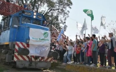 El tren solidario ya llegó a la zona de Campana y Zárate