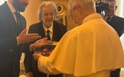 Al Pacino visitó al Papá León XIV