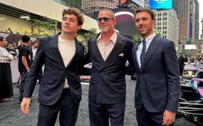 De la Fórmula 1 a Hollywood: Colapinto se fotografió con Brad Pitt