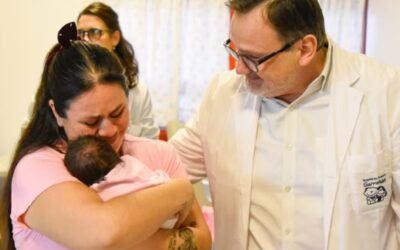 Nuevo hito: nació la primera beba operada dentro del útero en el Garrahan