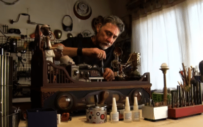 La historia de Pablo Lavezzari, el artista que crea máquinas con alma