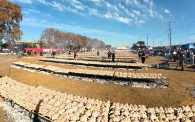 En Entre Ríos se rompió el récord Guinness de mayor cantidad de pollos asados