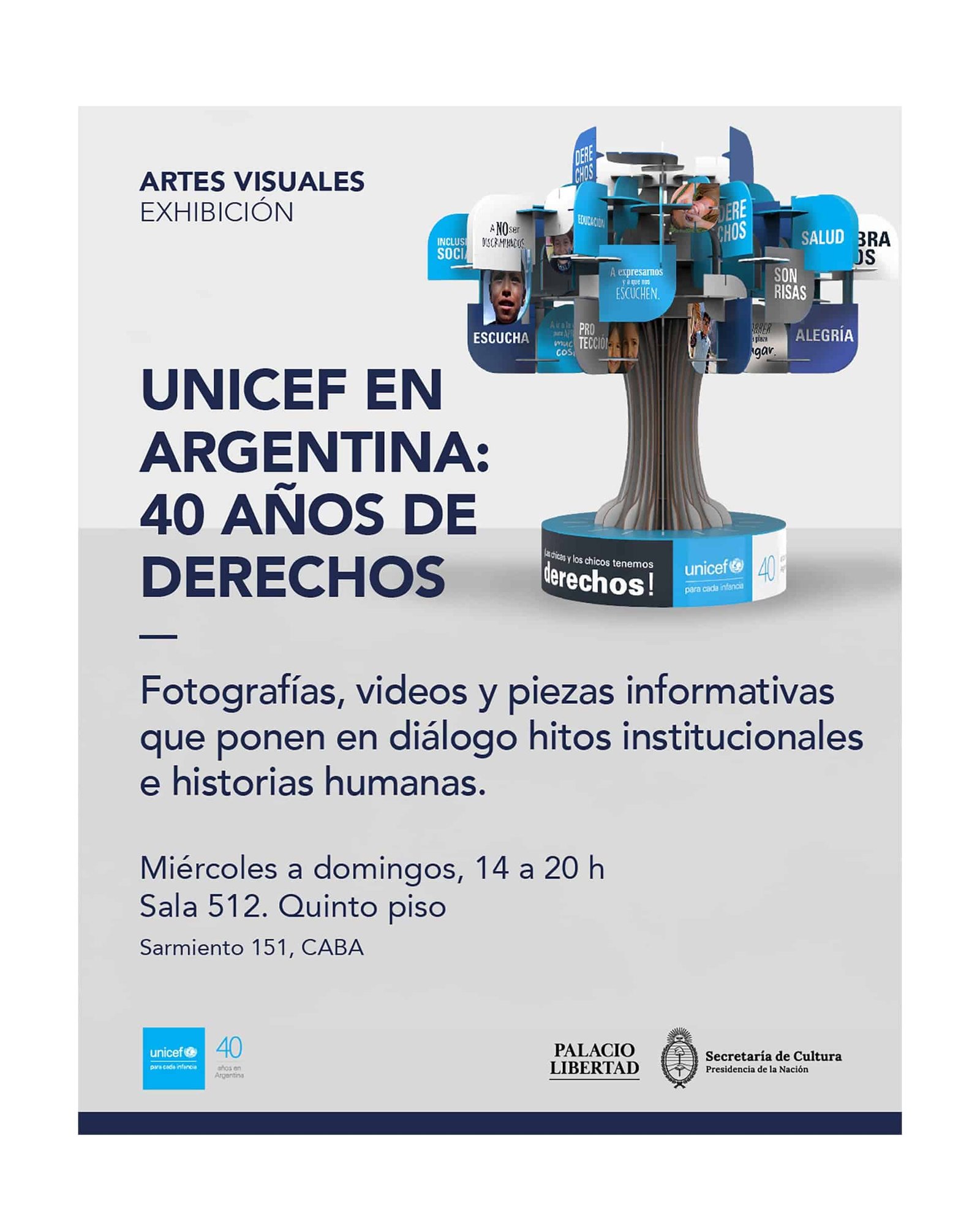 El recorrido fotográfico y la propuesta interactiva invitan a reflexionar sobre los avances y desafíos en derechos de la niñez