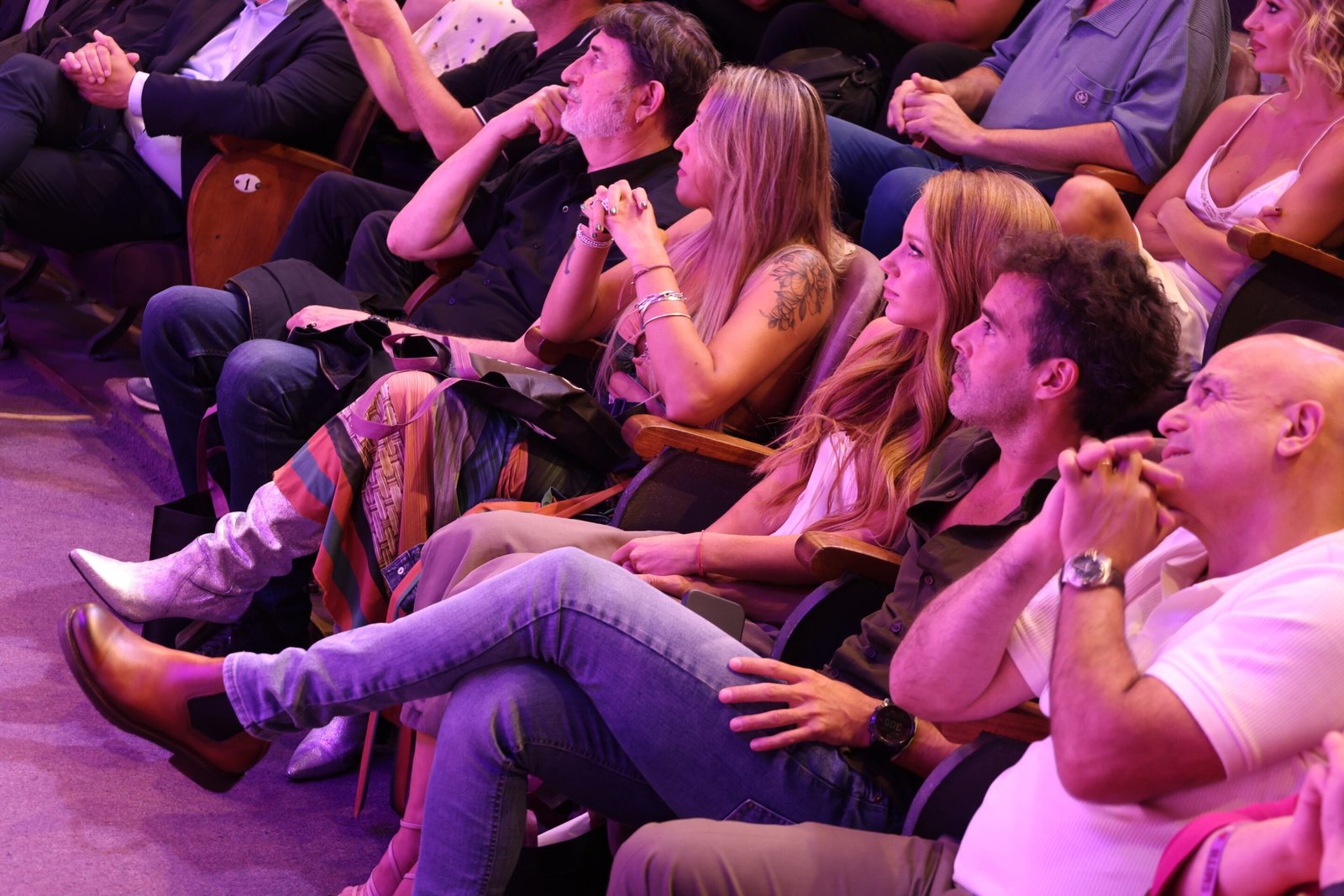 El Bicho Gómez, Nicolás Cabré, Rocío Pardo, Carla Dogliani y el Flaco Pailos, atentos al anuncio de la nueva temporada (RS Fotos)