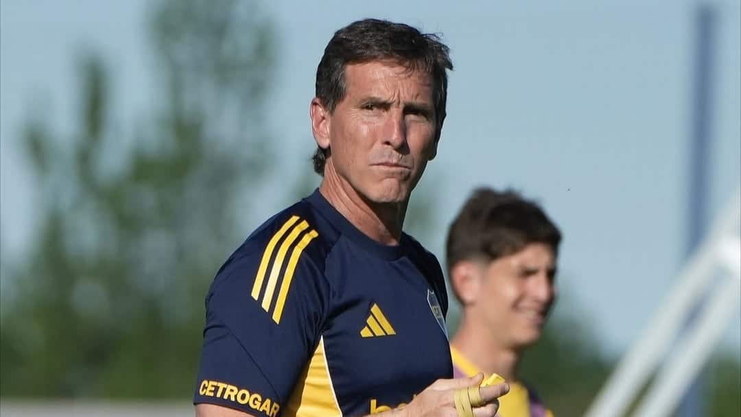 Entrenamiento de Boca en La Bombonera