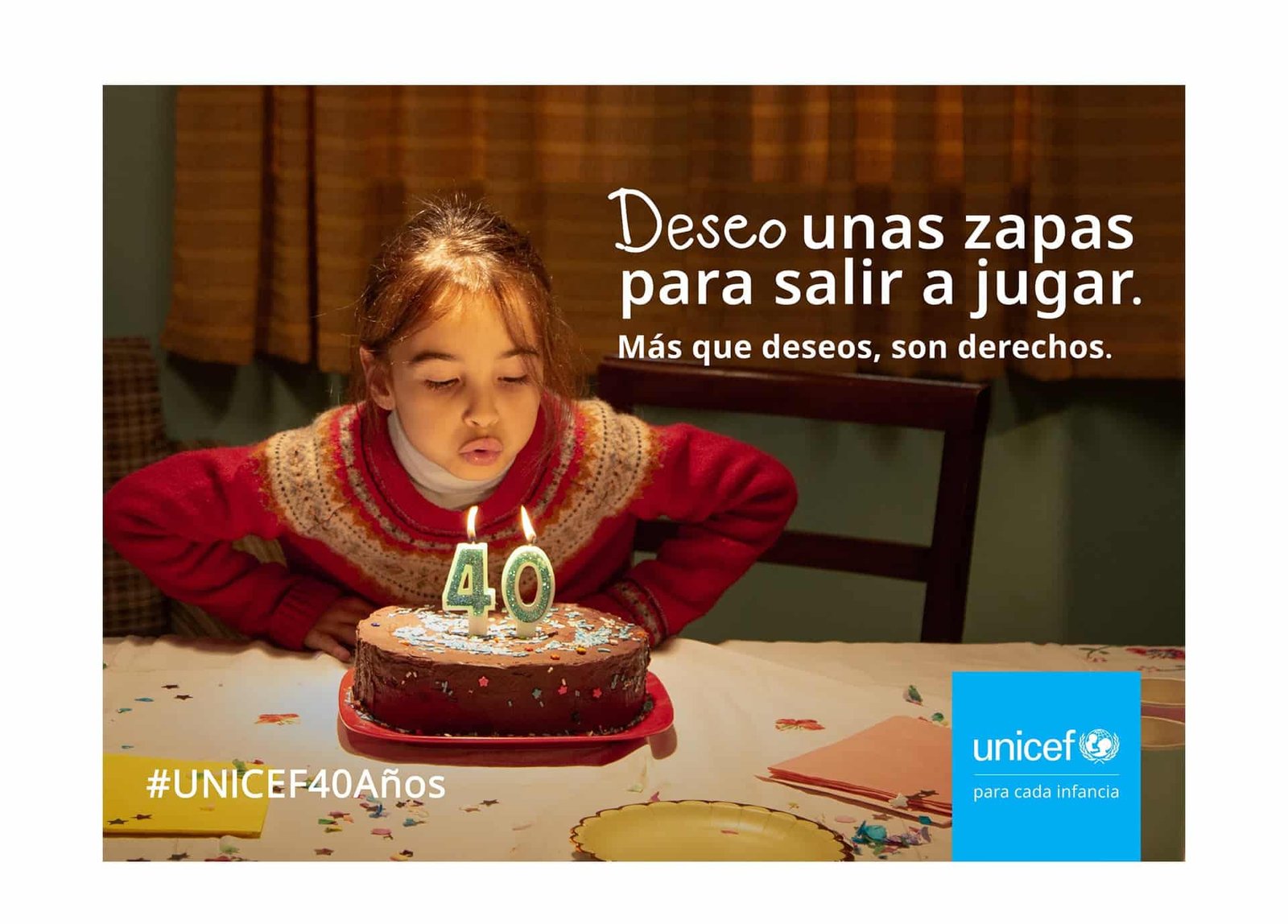 La campaña 'Derechos' y el spot institucional celebran el aniversario de Unicef y renuevan el compromiso con la infancia argentina