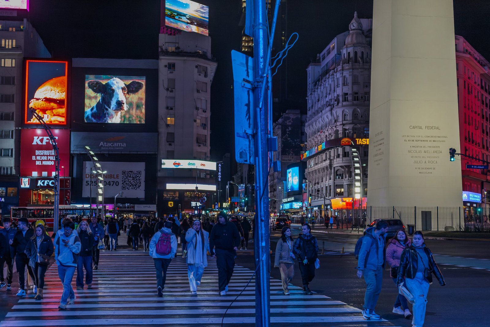 Intervención en el Obelisco (Voicot)