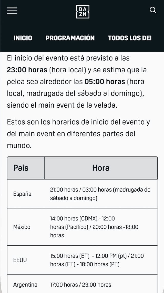 El horario de la pelea del Puma Martínez ante Bam Rodríguez