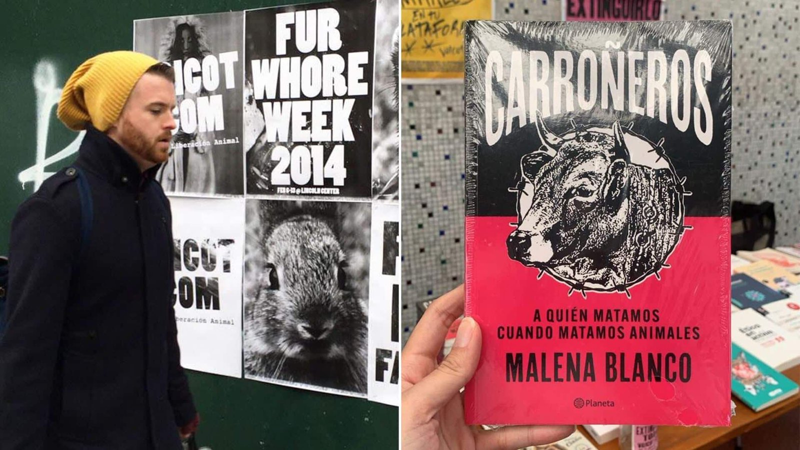 En 2014, las intervenciones en las calles de Nueva York; 2025, el libro de Malena Blanco