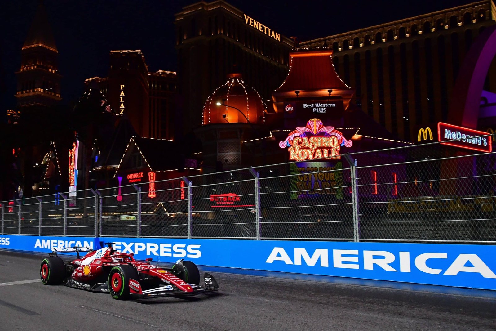 Clasificación nocturna del GP de Las Vegas
