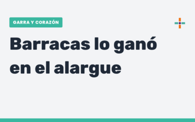 Blandi entró, mojó y metió a Barracas en cuartos
