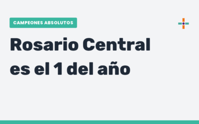 Central levantó el trofeo del campeón anual y va a la Libertadores