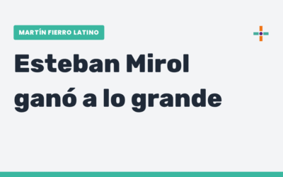 Mirol lo hizo de nuevo a los 71: ganó el Martín Fierro digital