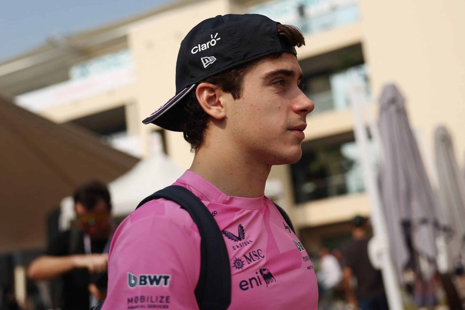 Franco Colapinto, representante de Alpine, presente en Yas Marina (REUTERS/Jakub Porzycki)