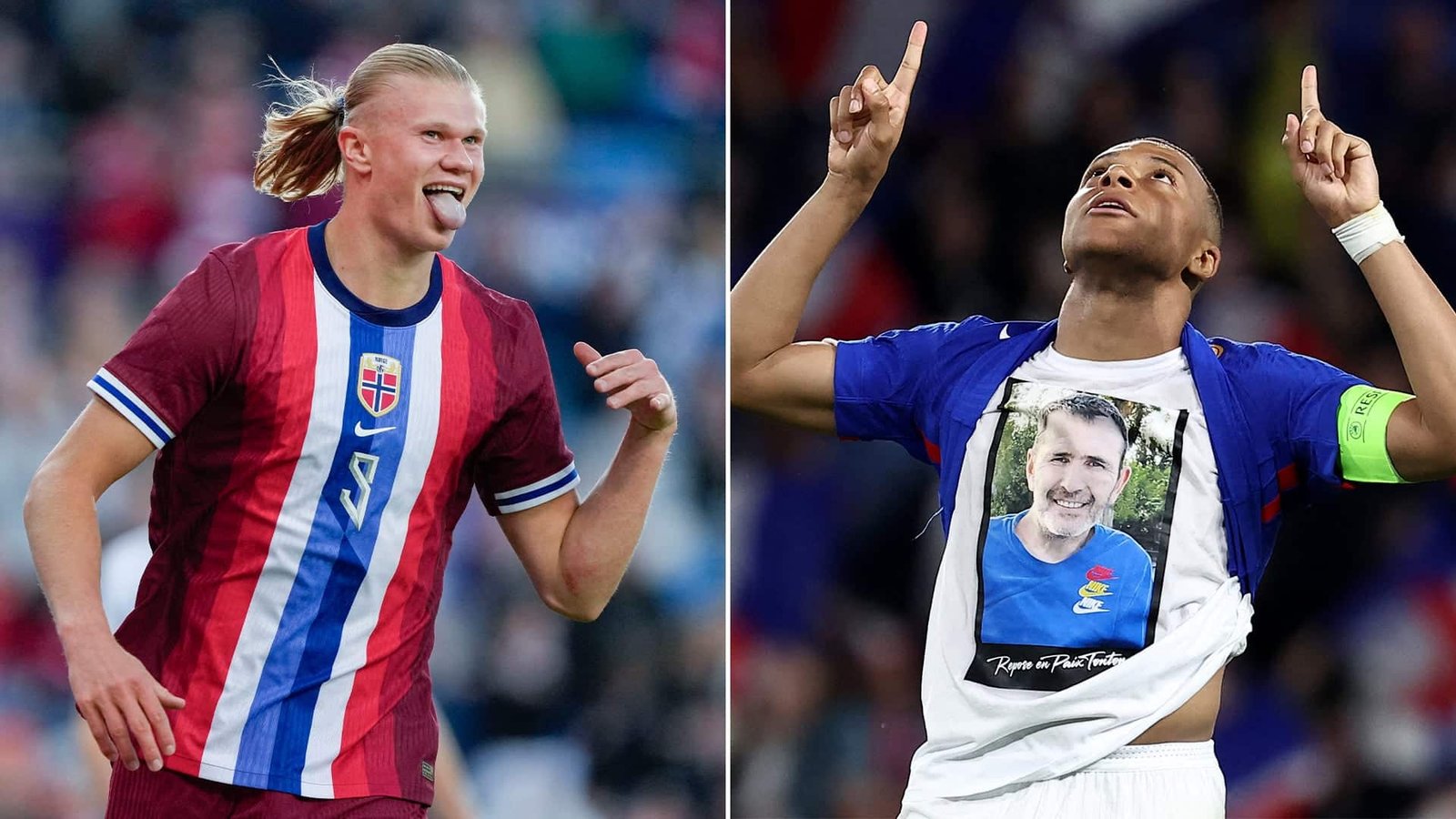 Erling Haaland y Kiki Mbappé animarán el Noruega-Francia de fase de grupos (AFP)