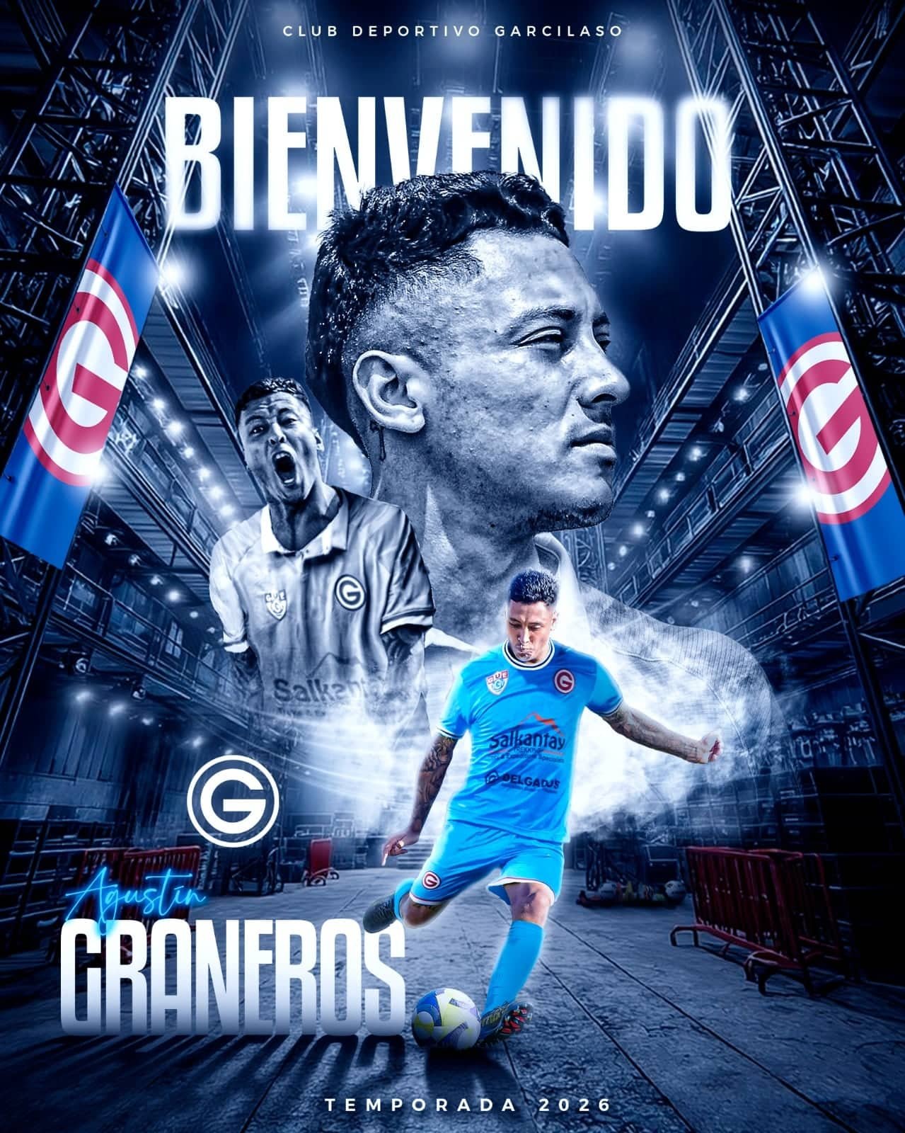 Agustín Graneros, de 29 años, lleva sus goles al Deportivo Garcilaso. - Crédito: Difusión