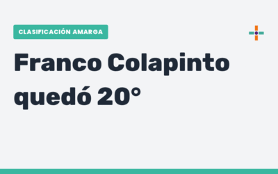 Colapinto quedó último en Abu Dhabi y se complica su cierre del año