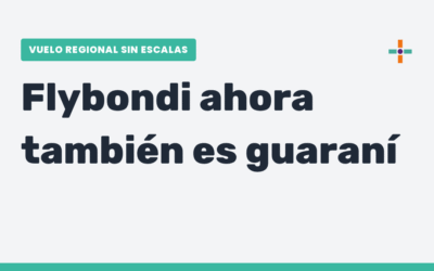 Flybondi vuela a Asunción y va por la bandera paraguaya